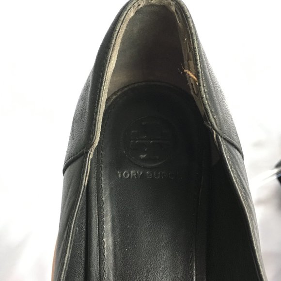 Tory Burch Jessa loafer gold horsebit block heel 9 - Picture 13 of 14